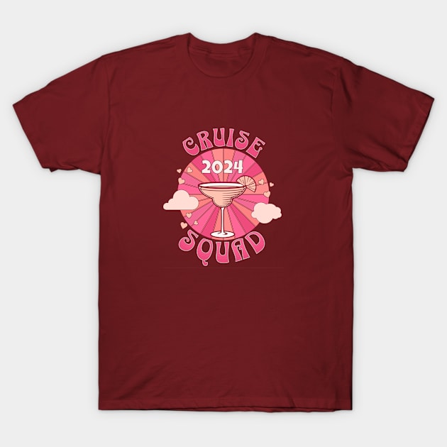 Hot Pink Cruise Squad 2024 T-Shirt by Hamlin & Page